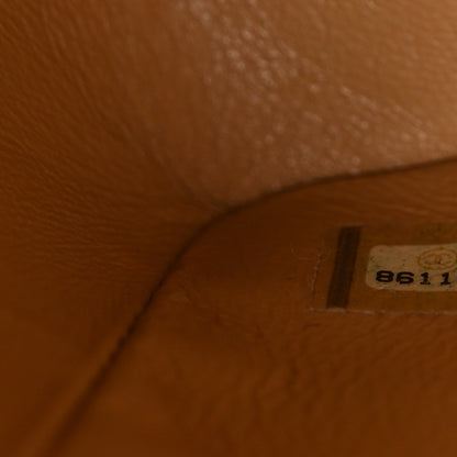 Caviar Quilted XL Jumbo Single Flap Beige
