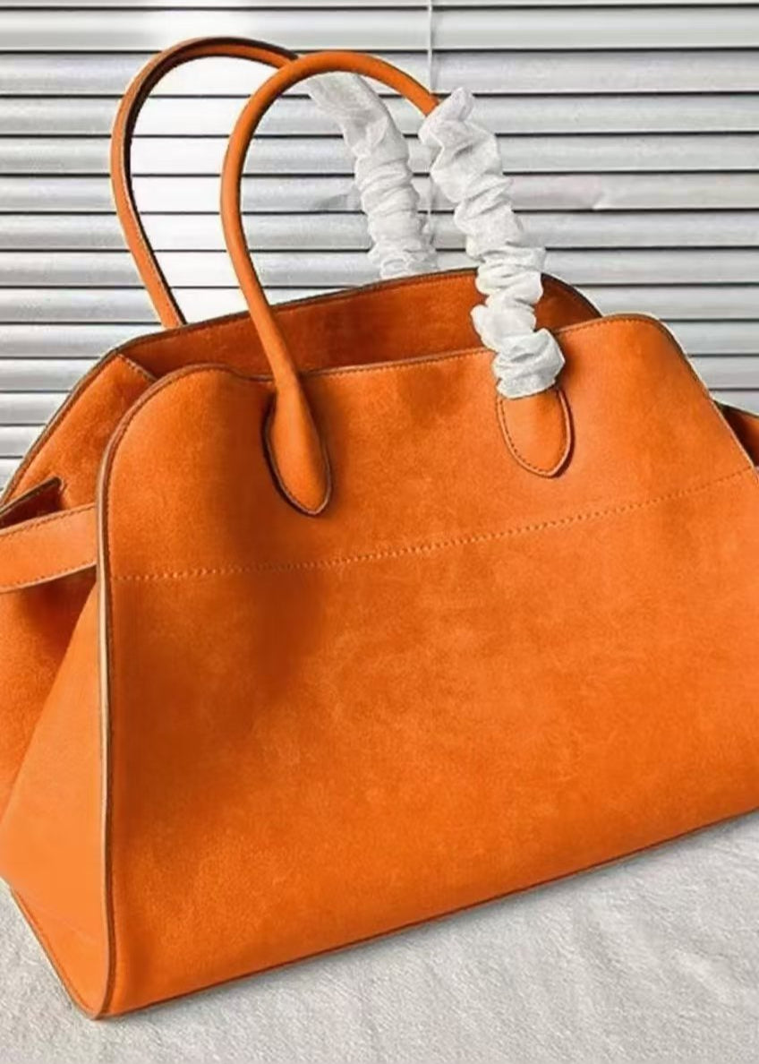 Fashion Pink Large Capacity Suede Tote Handbag