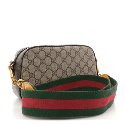 GG Supreme Monogram Web Neo Vintage Shoulder Bag Beige New Acero Crop