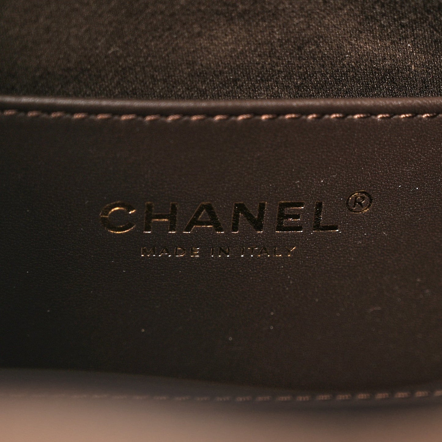 Suede Quilted Small Chanel 25 Handbag Dark Brown