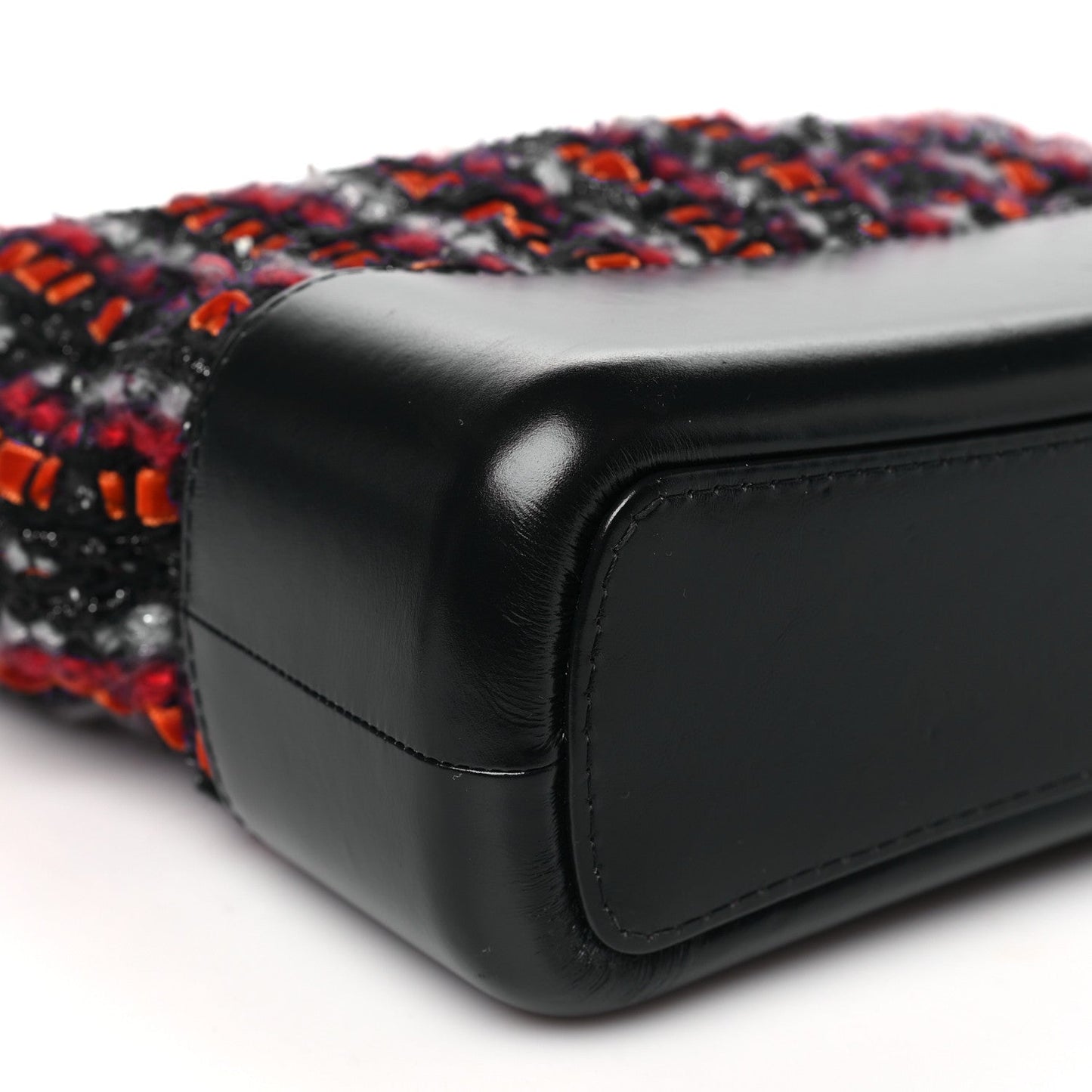 Tweed Calfskin Medium Gabrielle Hobo Black Red Blue