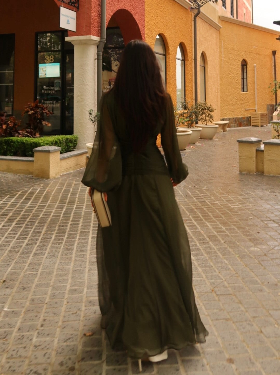 Sexy round Neck Loose Solid Color Waist Tight Dress
