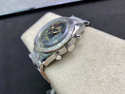 SPEED MASTER 57 BROAD ARROW STEEL BLACK DIAL