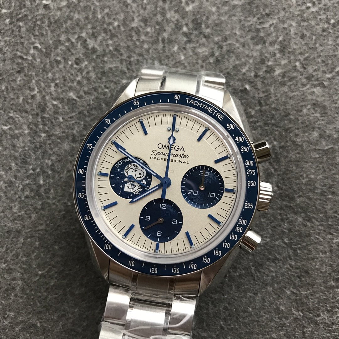 SPEEDMASTER SILVER SNOOPY STAINLESS STEEL BEST VERSION