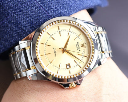 CELLINI DATE 42MM GOLD CASE
