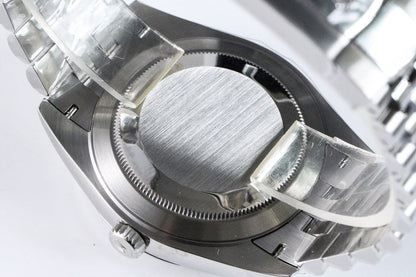 DATEJUST 41MM SILVER BLACK DIAL