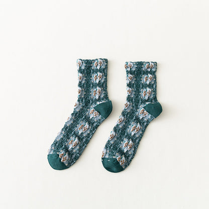 Vintage Lolita Style Boneless Socks