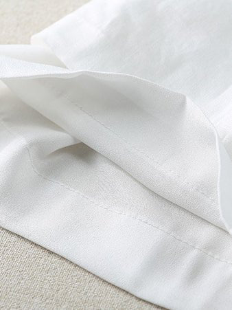 Loose Linen High Waist Solid Straight Trousers