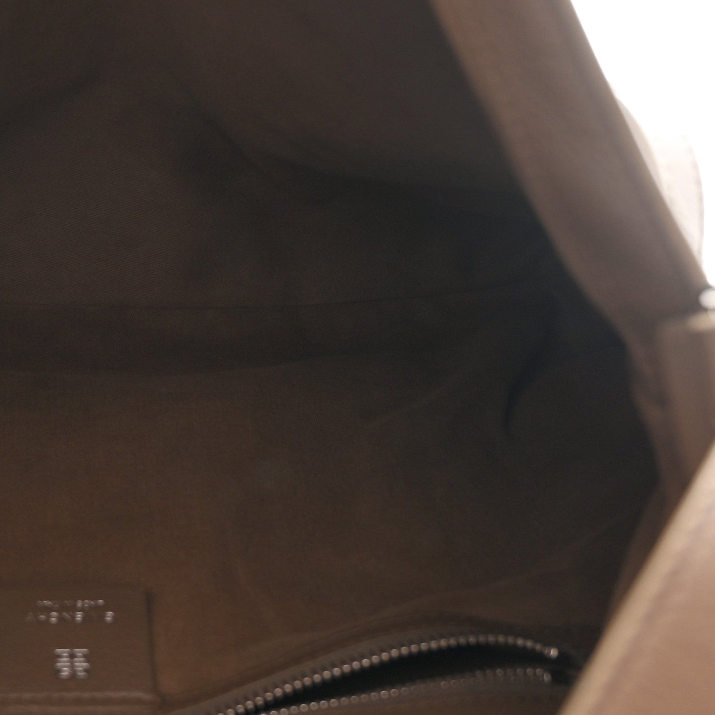 Tumbled Calfskin Medium Voyou Bag Taupe