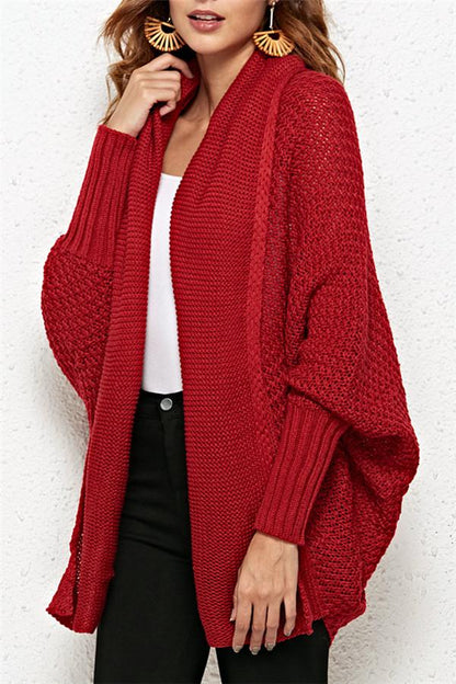 Colbie Dolman Cardigan - Red
