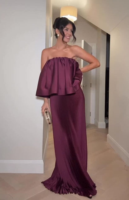 Sexy Bandeau Skirt Two-Piece Set