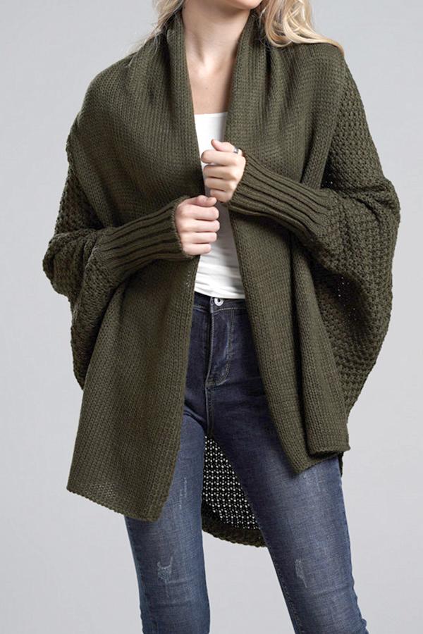 Colbie Dolman Cardigan - Green