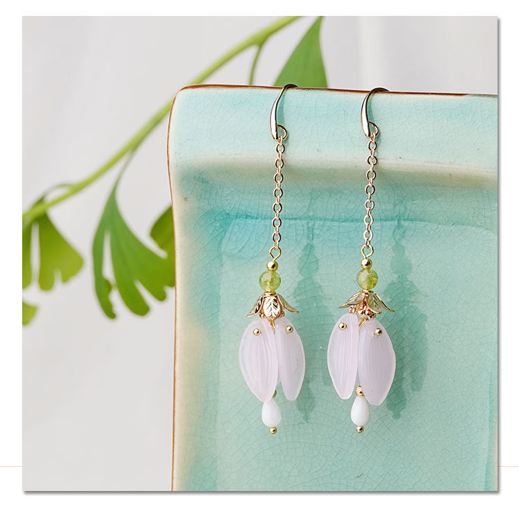 New Simple High-End Tassel Earrings