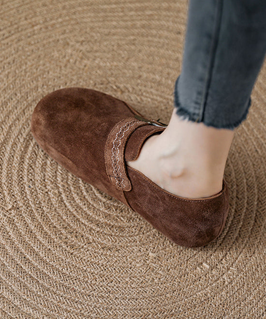 2025 New Light Camel Suede Platform Haken Shoes