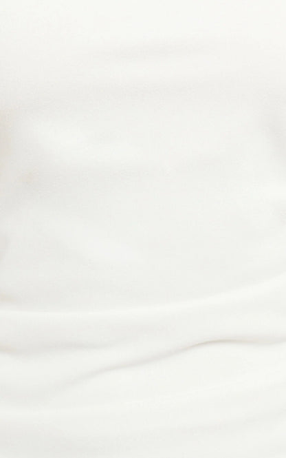 Vilma Mini Dress - One Shoulder Bodycon Dress in White
