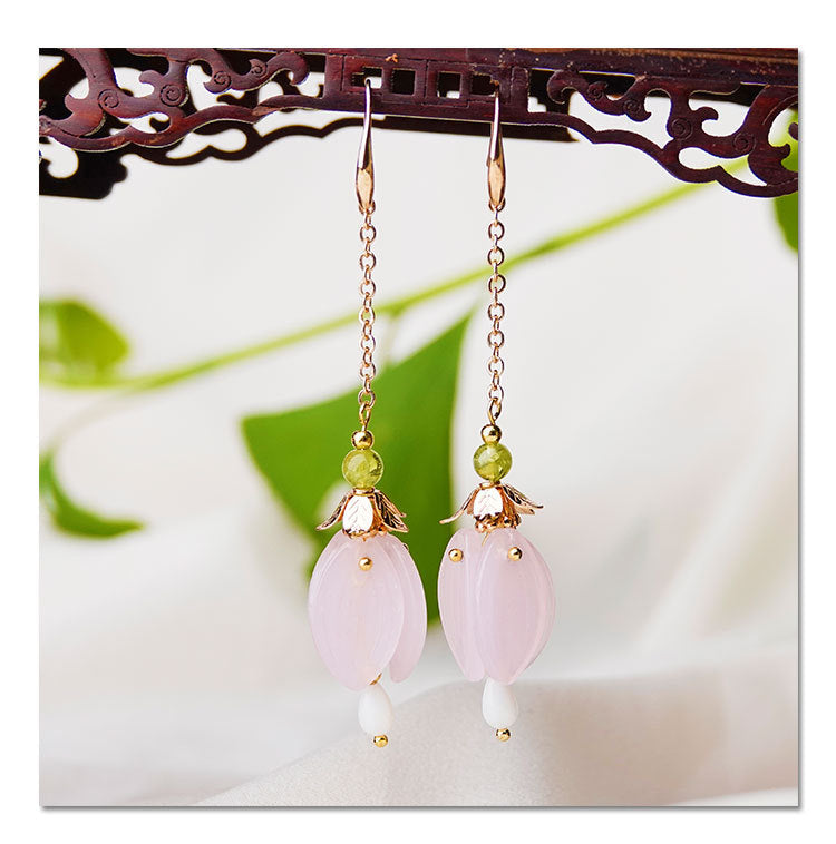 New Simple High-End Tassel Earrings
