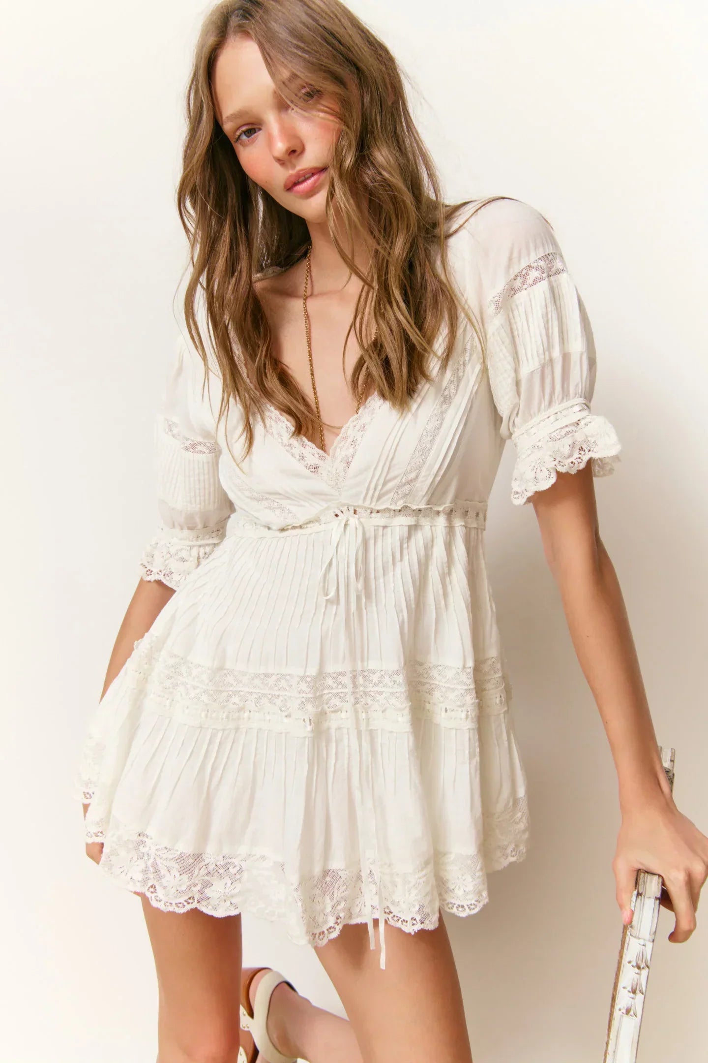Lilias Cotton Mini Dress