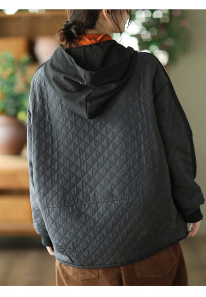 Retro Fashion Double Breasted Casual Fake Two Piece Coat
