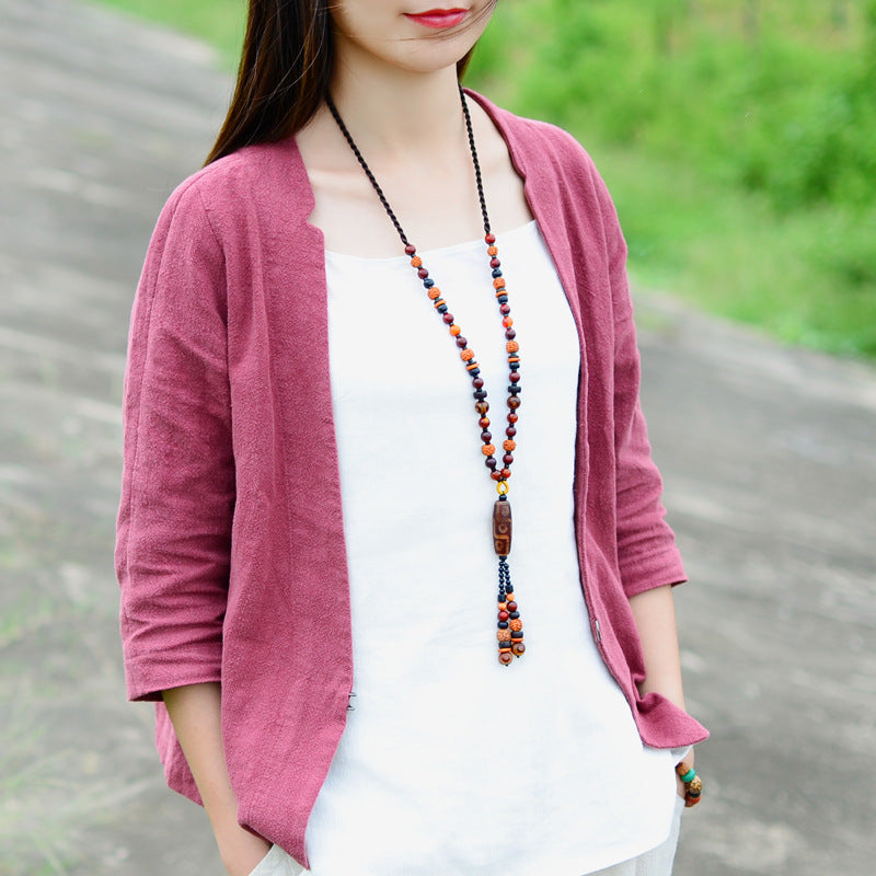 Retro Style Bead Necklace