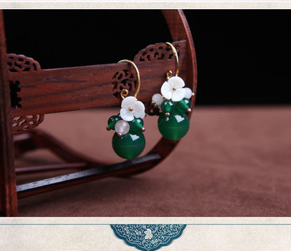 Retro Ethnic Style Tassel Earrings Women
