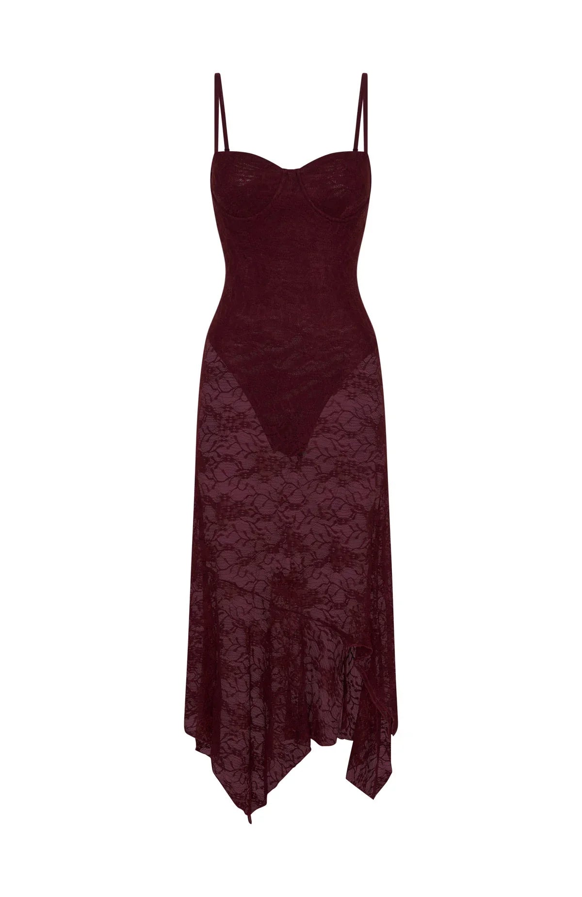 Darling Girl Midi Dress Port
