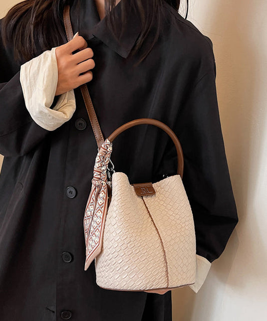 Fashion New Green Faux Leather Versatile Bucket Bag
