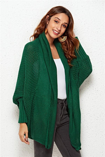 Colbie Dolman Cardigan - Red