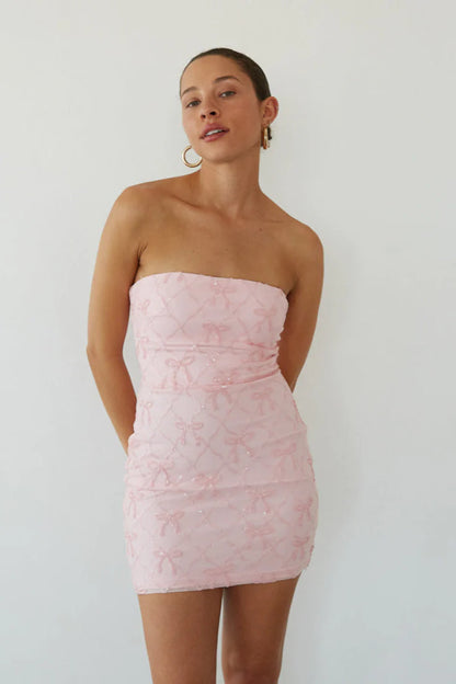 Mila Coquette Sequin Mini Dress