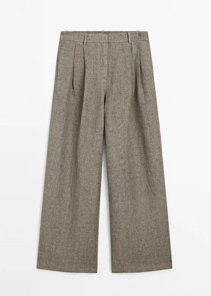 2025 New V Neck Tops And Pants Two Pieces Set Summer
