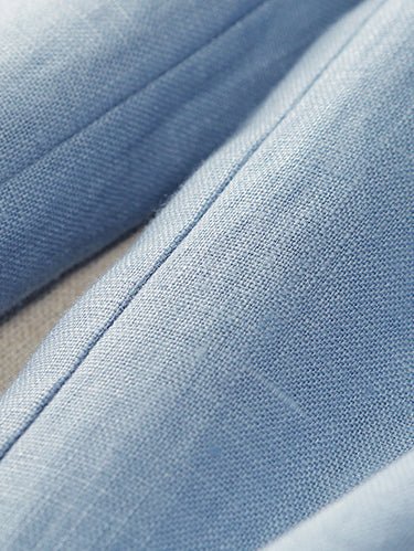 Loose Linen High Waist Slim Straight Pants