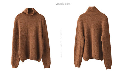 Vintage Jacquard Turtleneck Sweater