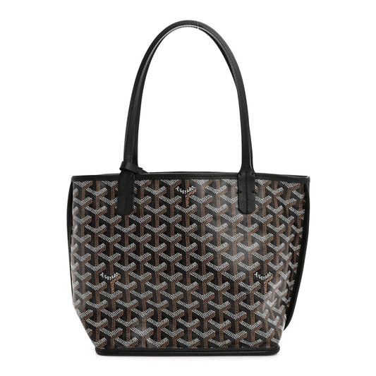 Goyardine Reversible Mini Anjou Black
