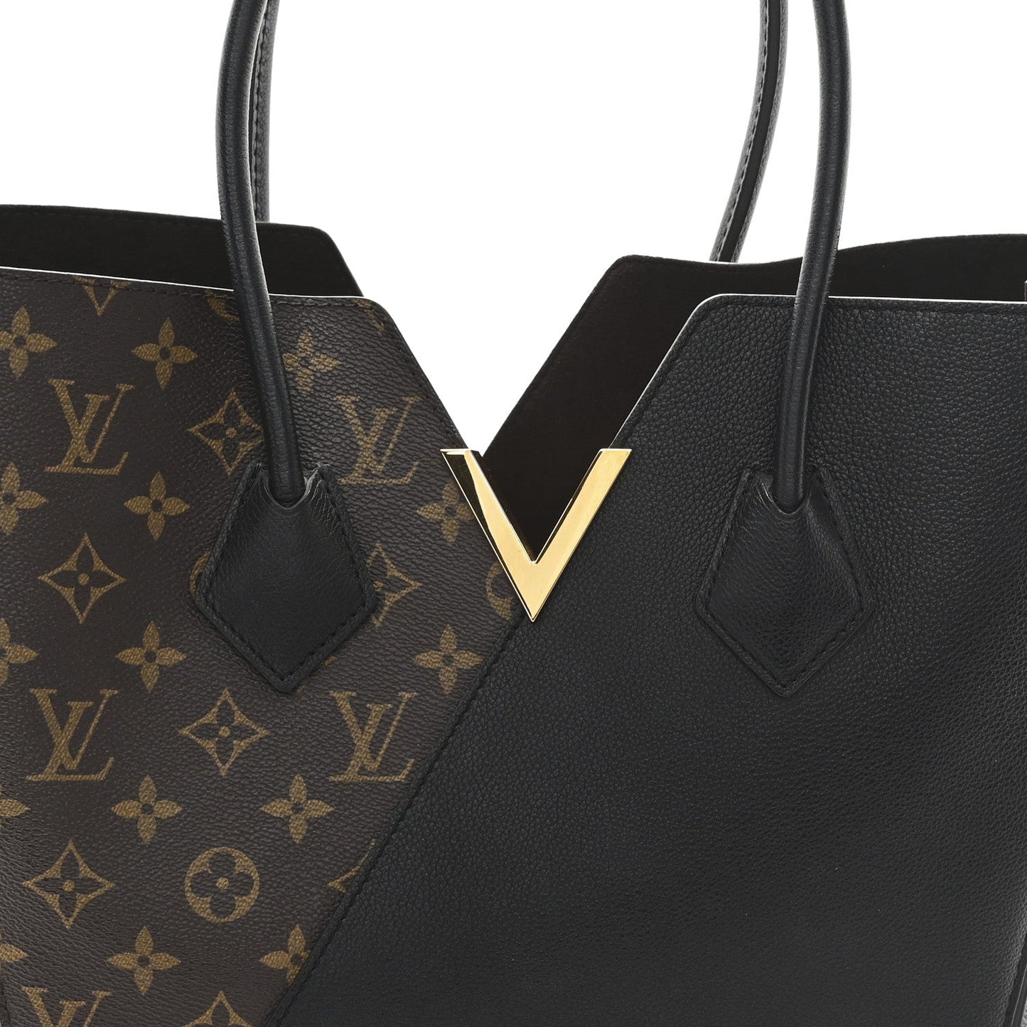 Calfskin Monogram Kimono Tote Black