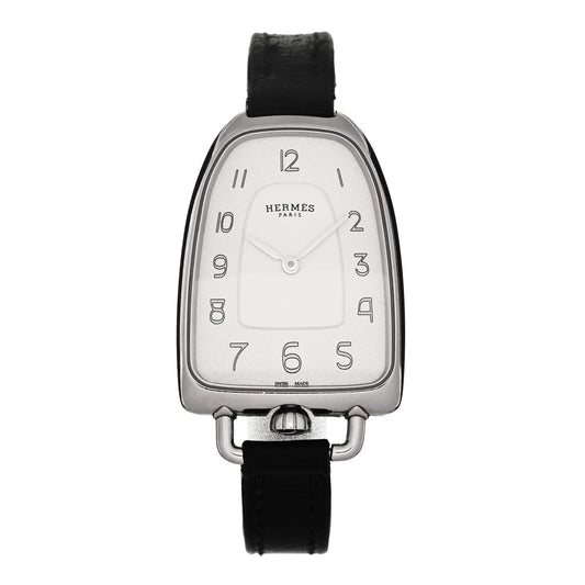 Stainless Steel Barenia 26mm Galop Quartz Watch Noir