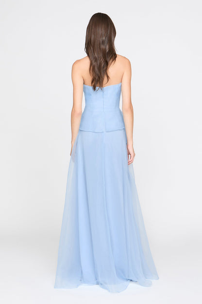 Gilda Draped Rose Gown