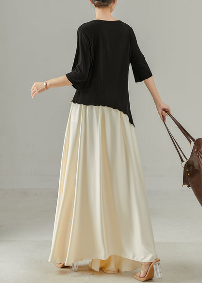 Italian Asymmetrical Butterfly Chiffon Two Piece Set Summer