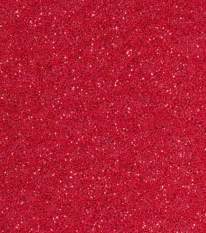 Glitzy Moves Wrap-Front Glitter Knit Mini Dress