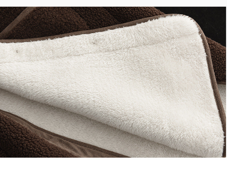 Fashion Mid-Length Sherpa Thermal Jacket