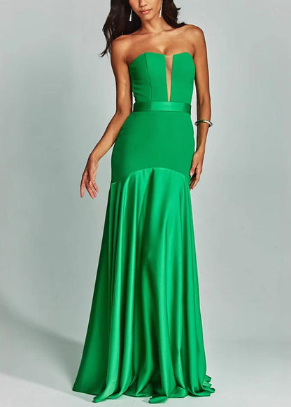 Bohemian Orange Strapless Patchwork Party Evening Dresses Summer
