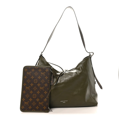 Lambskin CarryAll Vibe MM Dark Kaki