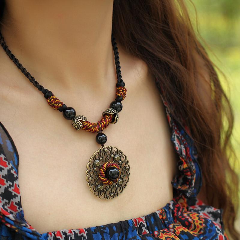 Retro Chain Accessories Ethnic Style Necklace