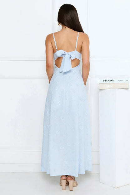 Soft Moonbeam Maxi Dress