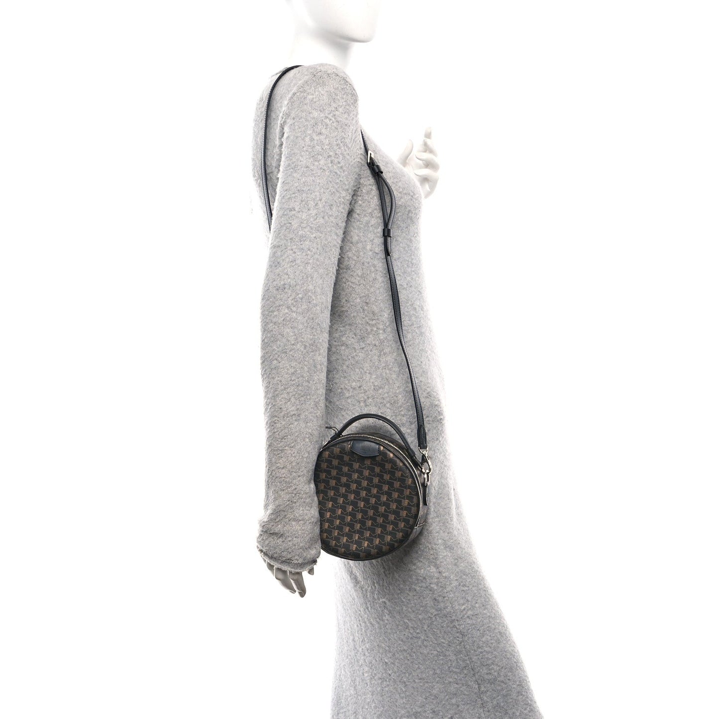 Canvas 1920 Oh! Small Yoyo Crossbody Bag Carbon Bronze Cognac