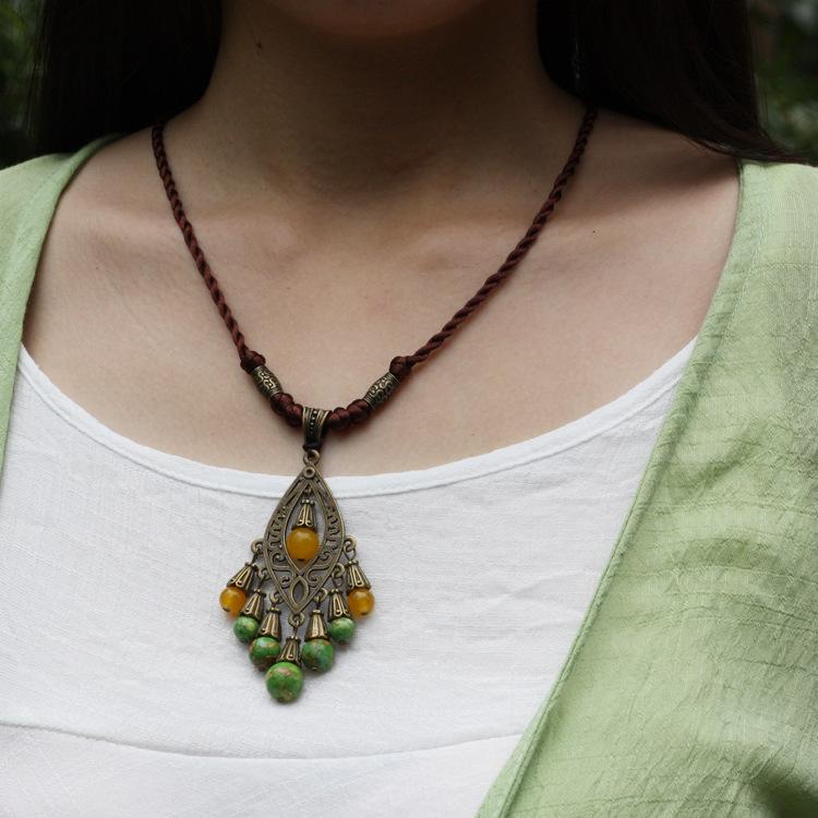 Vintage Alloy Ethnic Boho Style Necklace