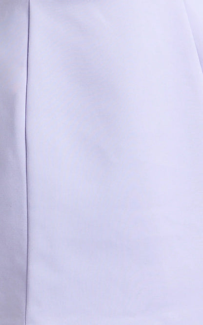 Dante Mini Dress - Halter Neck Tie Tulip Skirt Dress In Lilac