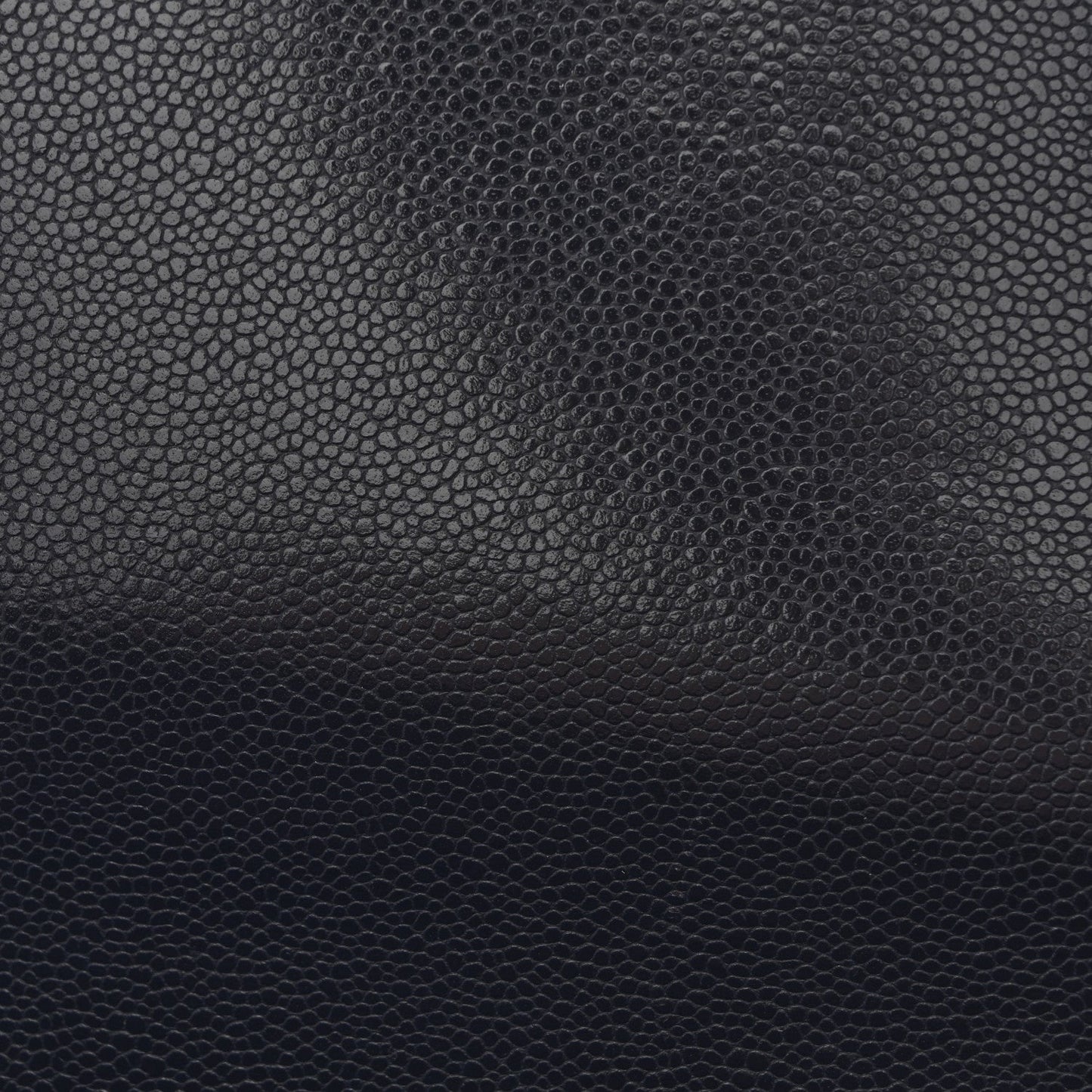 Shiny Caviar Quilted Mini Top Handle Flap Navy Blue