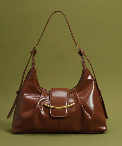 Vintage Brown Large Capacity Faux Leather Shoulder Bags