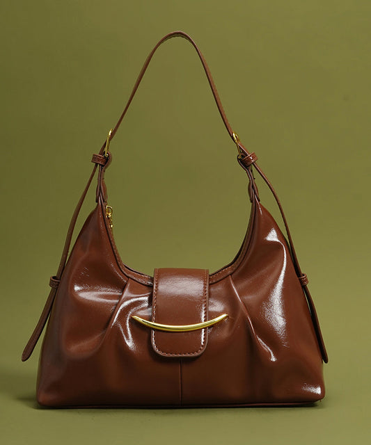 Vintage Brown Large Capacity Faux Leather Shoulder Bags