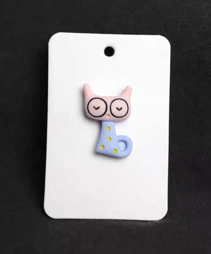 DIY Alloy Little Rabbit And Little Cats Brooches