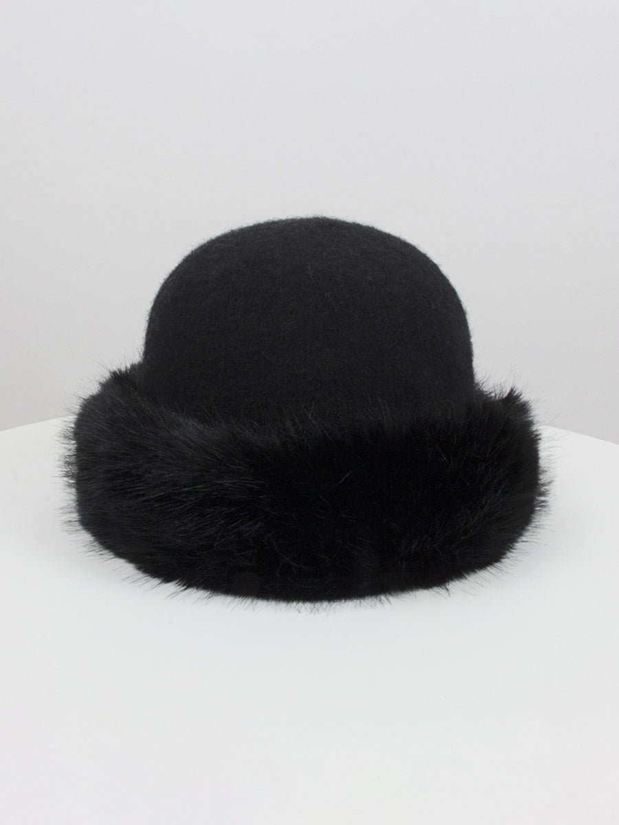 Women Winter Warm Solid Hat